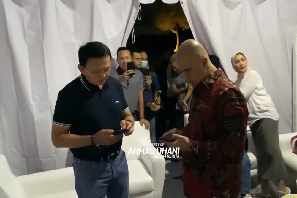  Momen Pertemuan Akrab Ahmad Dhani dan Ahok