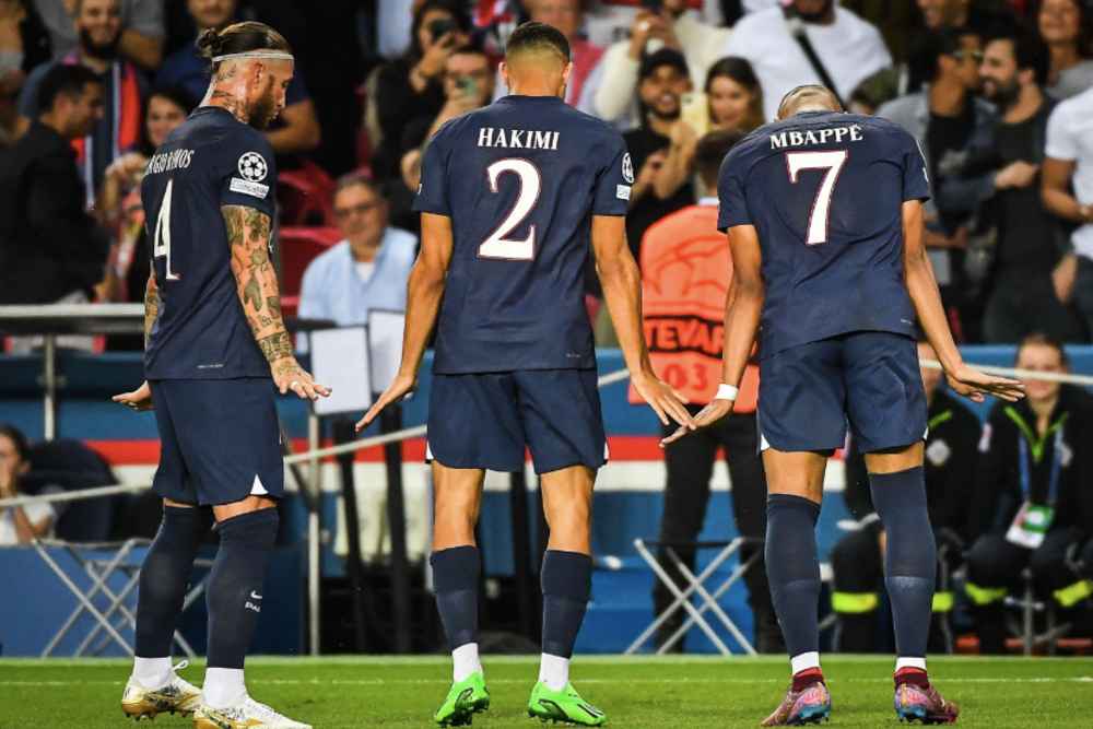 Hakimi dan Mbappe akan jadi rival di semifinal Piala Dunia 2022/PSG