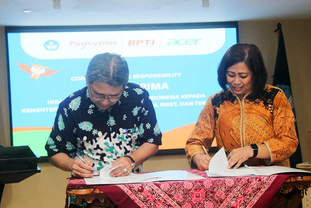  Acer Berikan Hibah 100 Laptop Untuk Berpartisipasi Dalam Pengembangan Talenta Berprestasi Kemendikbudristek