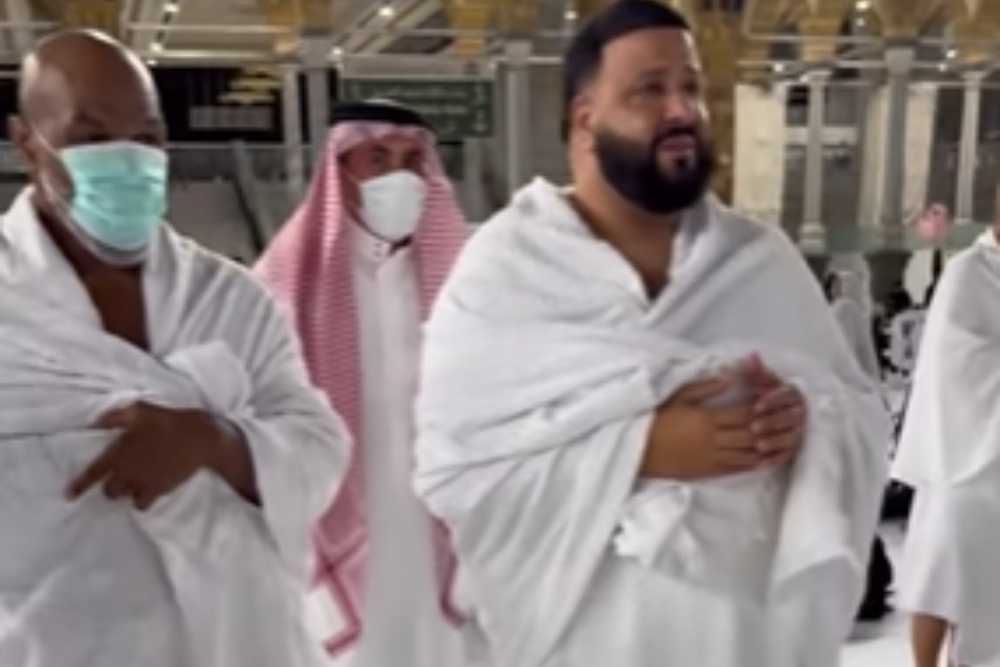DJ Khaled dan Mike Tyson jalankan ibadah Umrah/Instagram @djkhaled