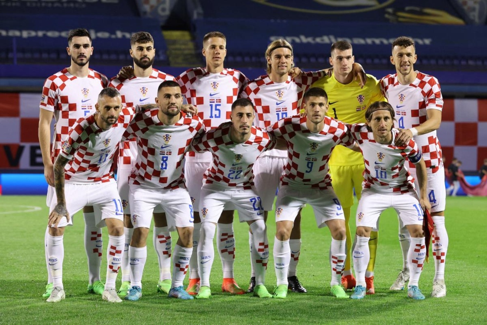 Formasi timnas Kroasia yang lolos pada Piala Dunia 2022/FIFA