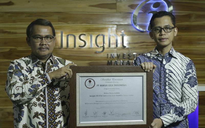 PT Insight Investments Management (Insight) resmi mencatatkan reksa dana exchange traded fund (ETF) yakni Reksa Dana Indeks Insight ETF FTSE Indonesia Low Volatility Factor Index di Bursa Efek Indonesia pada Kamis (11/6/2020).