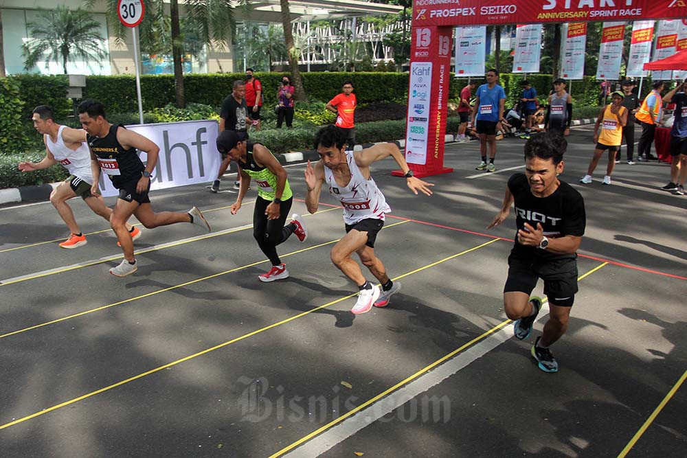  Lomba Lari Sprint 100 Meter di Kawasan SCBD Jakarta