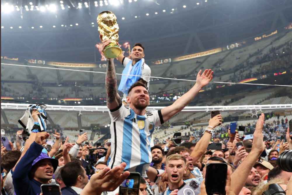 Lionel Messi, timnas Argentina dan trofi Piala Dunia 2022/FIFA