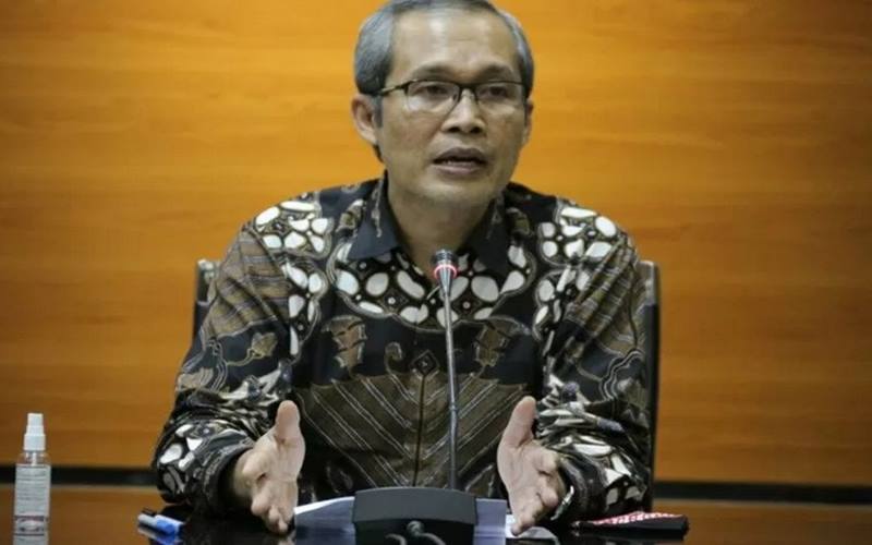 Wakil Ketua KPK Alexander Marwata saat jumpa pers di Gedung KPK, Jakarta, Kamis )19/11/2020)./Antara 