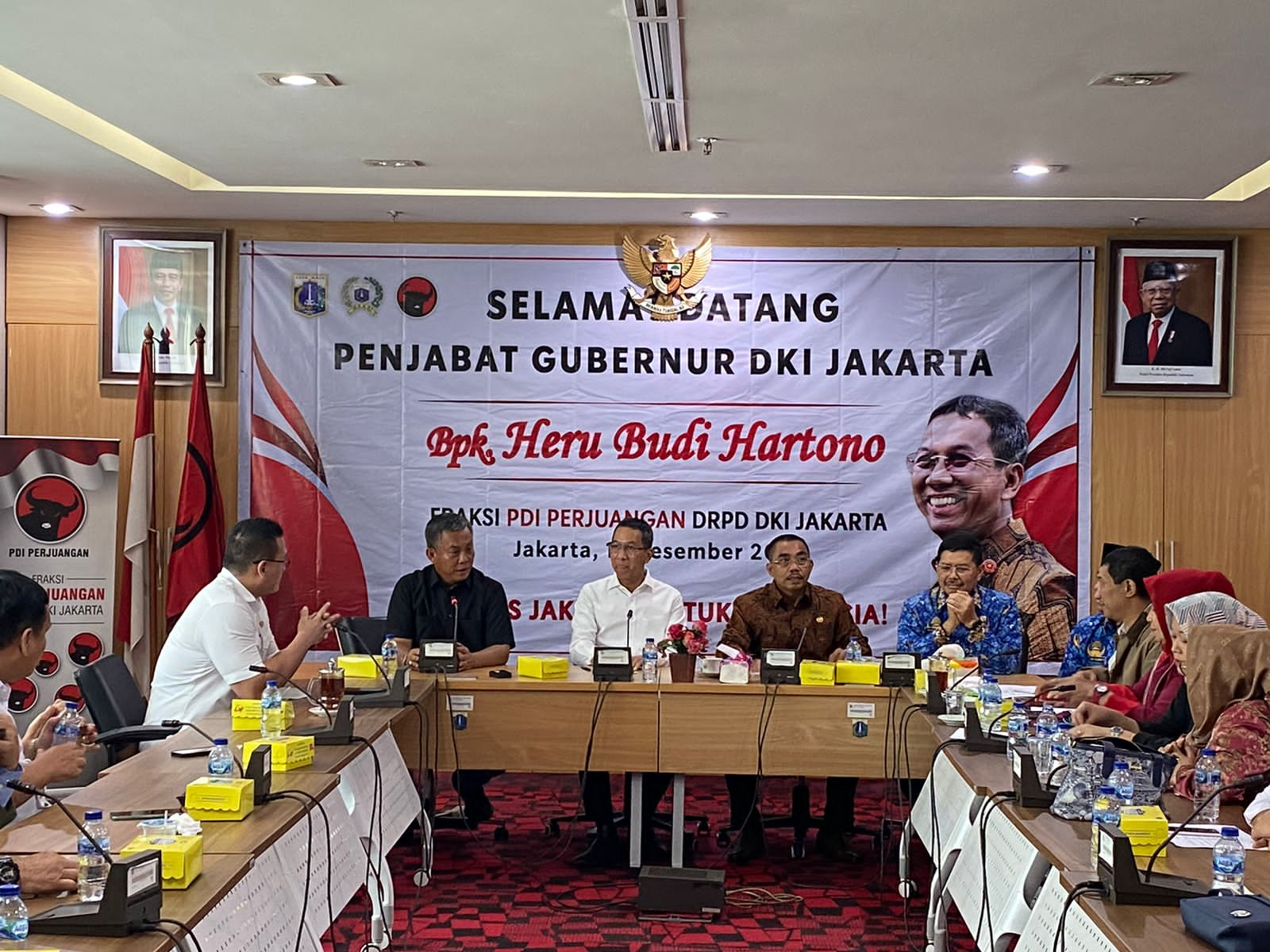  Heru Budi Hartono Kunjungi Seluruh Fraksi DPRD DKI Jakarta