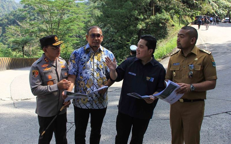  Erick Thohir Pastikan Pengerjaan Flyover Sitinjau Lauik Dimulai Tahun Depan