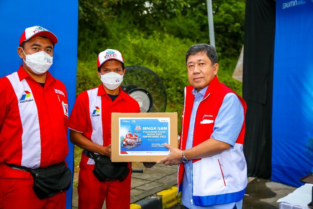  Jelang Nataru, Dirut Pertamina Patra Niaga Tinjau Tol Trans-Jawa