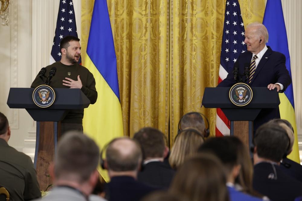  Zelensky Tiba di AS, Disambut Joe Biden di Gedung Putih