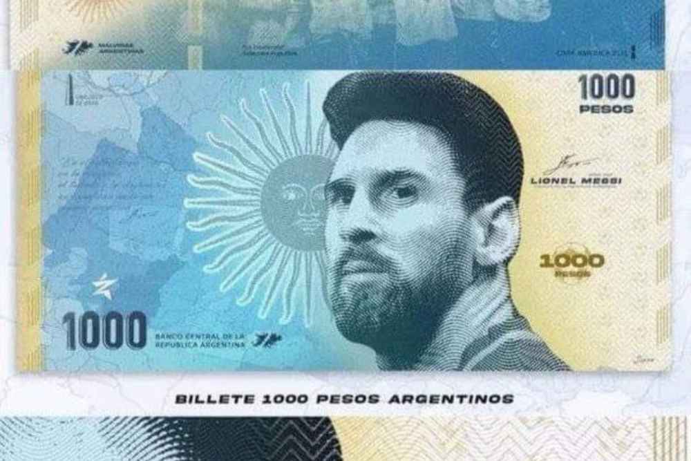  Foto Messi Bakal Ada di Mata Uang Kertas Argentina