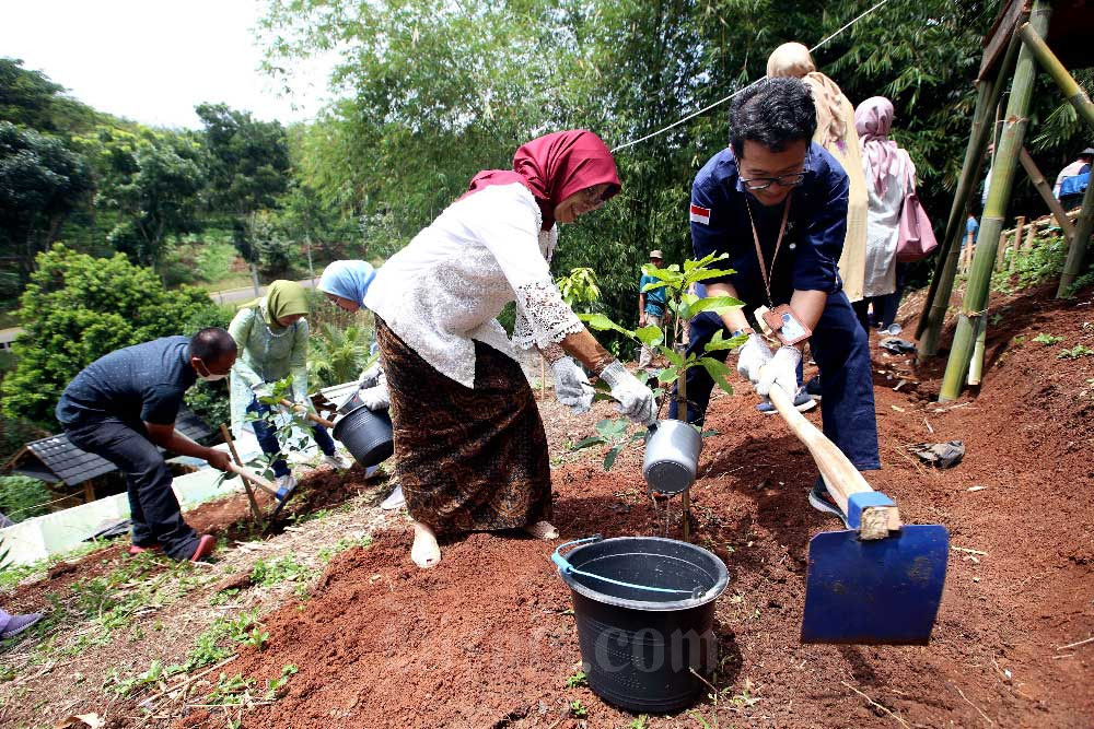  Sambut Hari Ibu, SBM ITB dan Indonesia Power Lakukan Penanaman Pohon Produktif