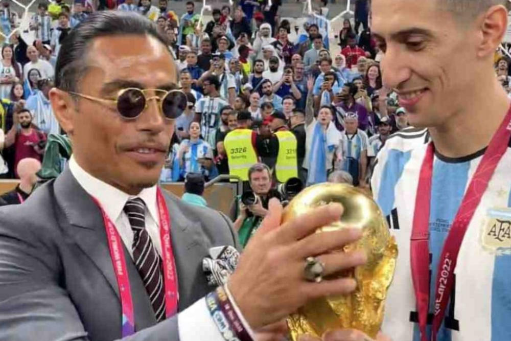  Siapa Berikan Izin ke Salt Bae Hingga Bisa Masuk ke Lapangan Usai Final Piala Dunia?