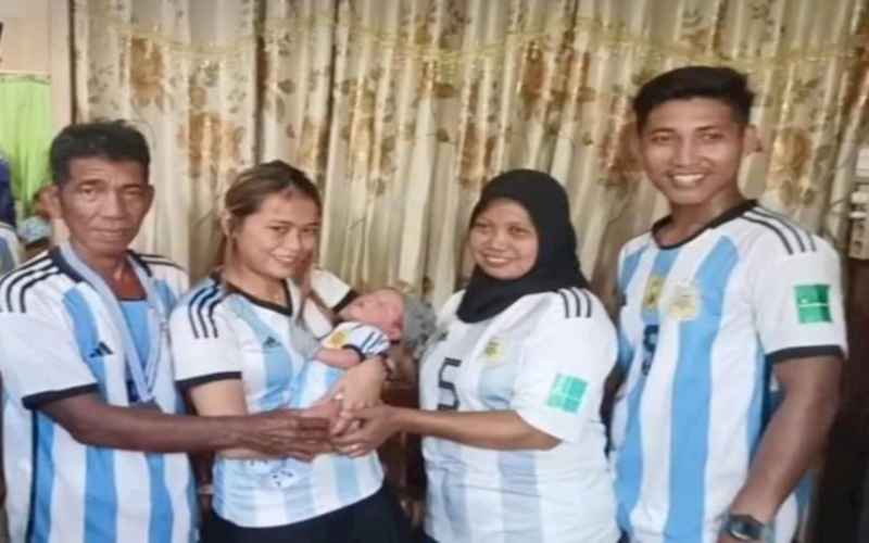  Belum 1 Minggu Argentina Juara Piala Dunia, Muhammad Messi Lahir di Indonesia