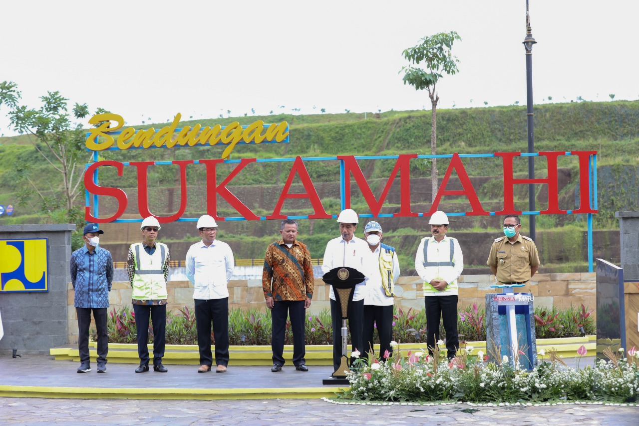  Bendungan Ciawi dan Sukamahi Diresmikan, Heru Optimistis Banjir Jakarta Terkendali