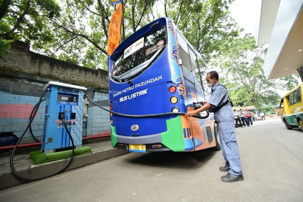  Era Angkutan Umum Listrik di Bandung Raya Dimulai, 8 BRT Listrik Resmi Beroperasi
