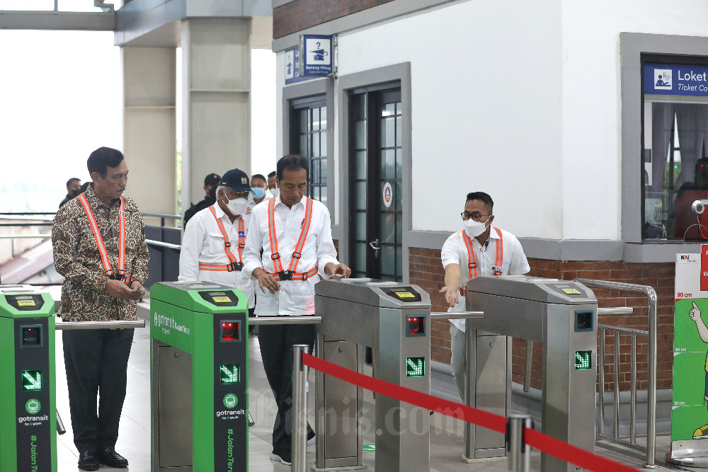  Presiden Jokowi Resmikan Proyek Stasiun Manggarai