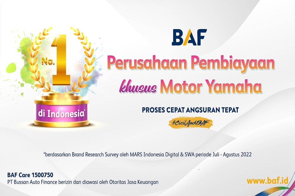  Ingin Punya Motor Baru Yamaha di Tahun yang Baru? Ajukan di BAF Aja!