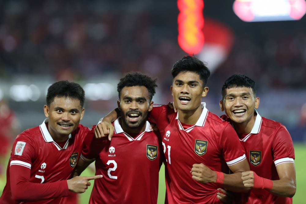  Momen Gemas Sri Mulyani Tonton Langsung Timnas Indonesia Vs Thailand di GBK