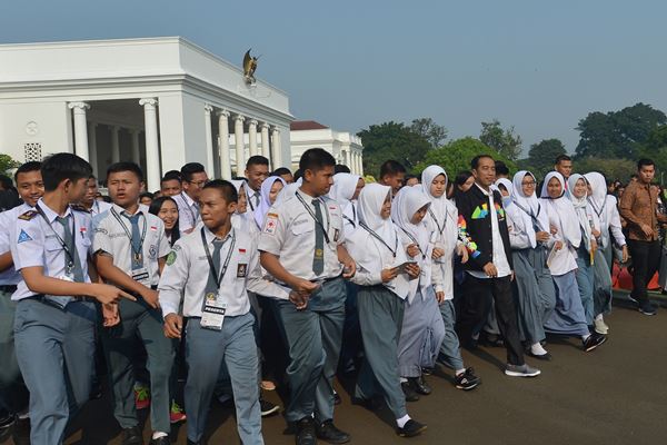Ilustrasi pelajar SMA./Antara