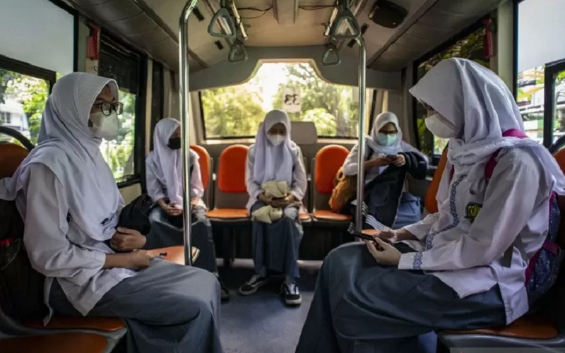 Ilustrasi pelajar SMA./Antara.