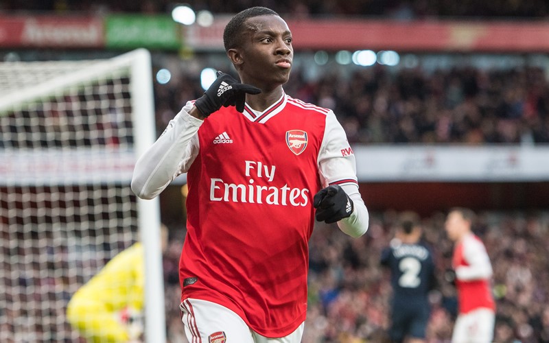Striker Arsenal, Eddie Nketiah/PainintheArsenal