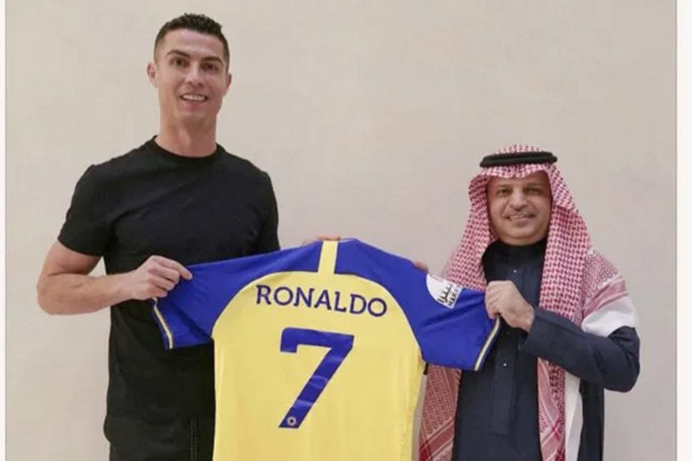 Cristiano Ronaldo akhirnya resmi bergabung dengan klub Arab Saudi, Al Nassr./Antara