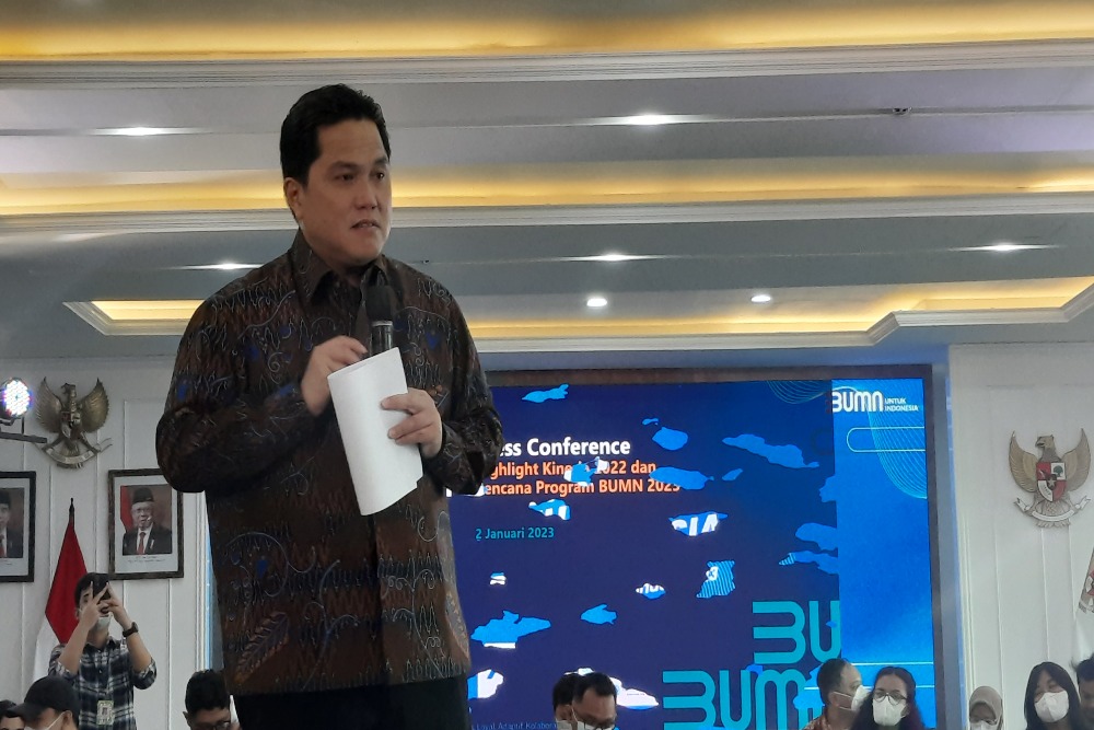  Erick Thohir Targetkan Pendapatan dan Laba BUMN 2023 Tetap Melejit