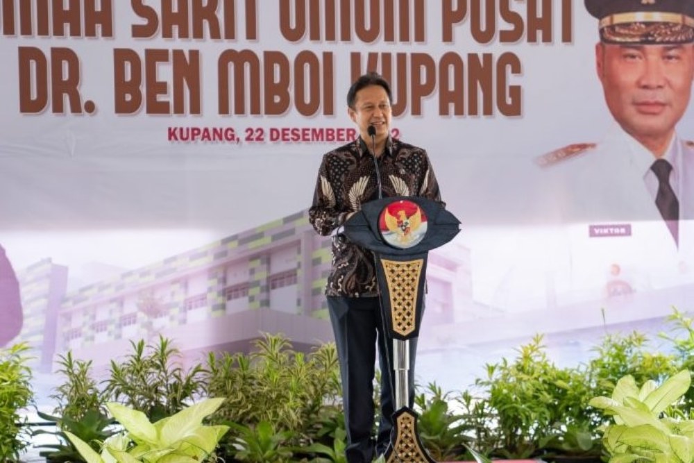 Menteri Kesehatan (Menkes) Budi Gunadi Sadikin, Kamis (22/12/2022), meminta RSUP Dr Ben Mboi Kupang, Nusa Tenggara Timur (NTT) dapat menangani pengobatan penyakit jantung, ginjal, hingga stroke./Istimewa rn
