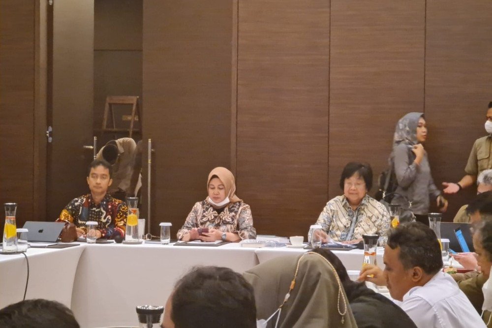 Menteri LHK Siti Nurbaya dalam forum brainstorming bersama Fakultas Geografi UGM/KLHK