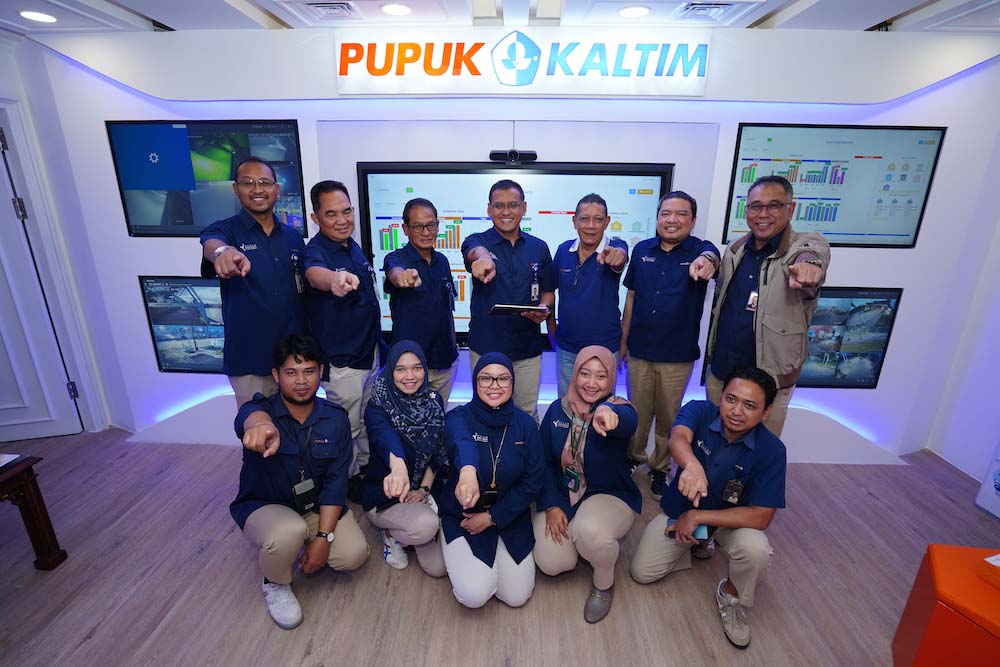  Tingkatkan Efektivitas Kinerja dan Implementasi Industri 4.0, Pupuk Kaltim Bangun Command Center BOD