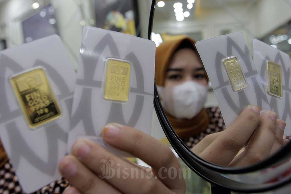  Harga Emas di Pegadaian Hari Ini Bertahan di Rp1 Juta per Gram Sejak Sabtu