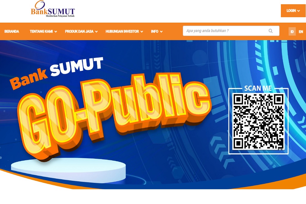  IPO Bank Sumut Bidik Rp1,49 Triliun, 80 Persen Dana untuk Ekspansi Kredit