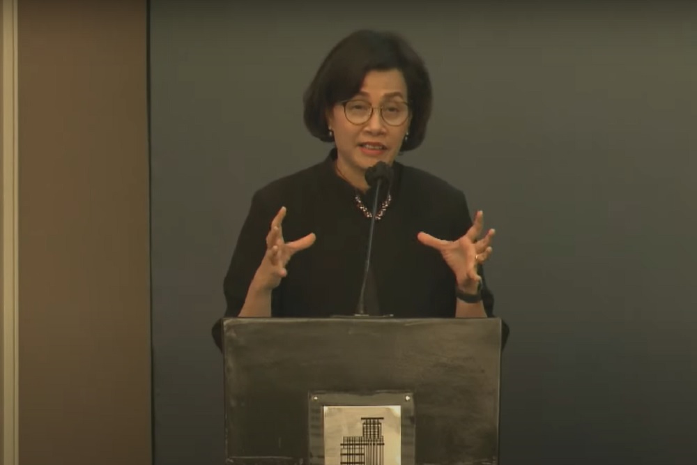  Di Depan Bankir, Sri Mulyani Curhat soal Burden Sharing dengan BI