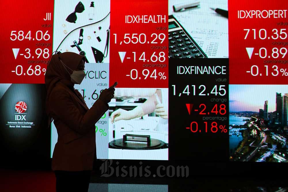  Indeks Bisnis-27 Dibuka Ambles, Saham BMRI & SMGR Paling Boncos