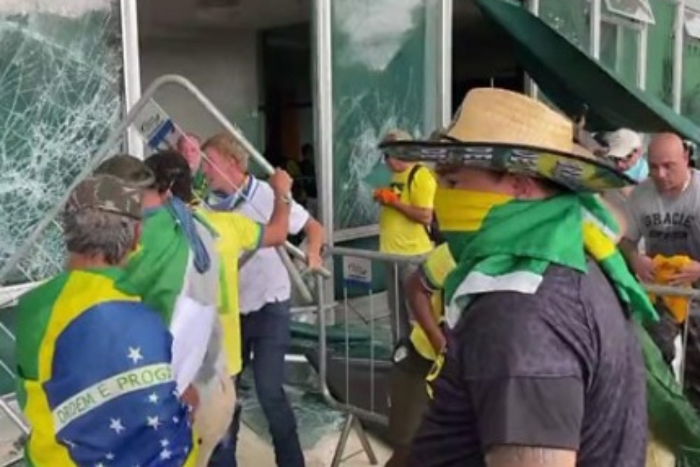  Presiden Brasil Lula da Silva Kecam Kerusuhan di Istana, 1.500 Orang Ditangkap