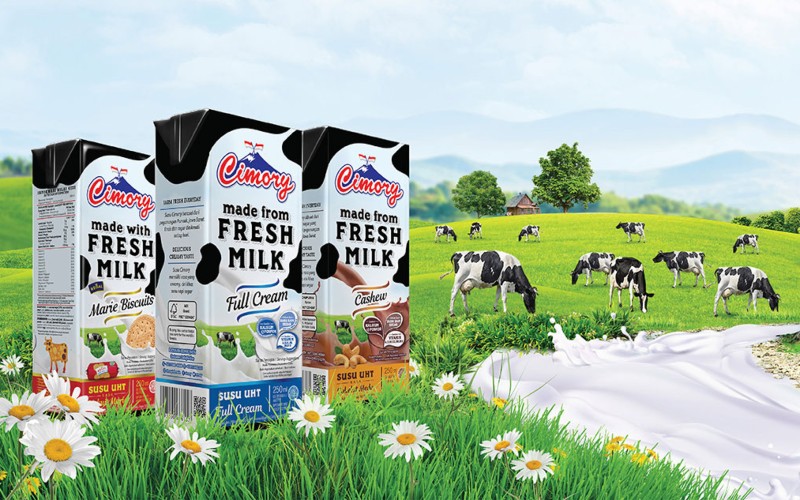 Produk susu PT Cisarua Mountain Diary Tbk. atau Cimory. Pagi ini terjadi transaksi saham Cimory (CMRY) di pasar negosiasi senilai Rp2,02 triliun dengan harga di atas harga pasar reguler.