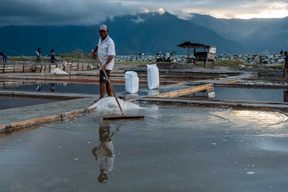  Cuaca Tak Menentu, Petani Garam di Karawang Kini Budi Daya Ikan Bandeng