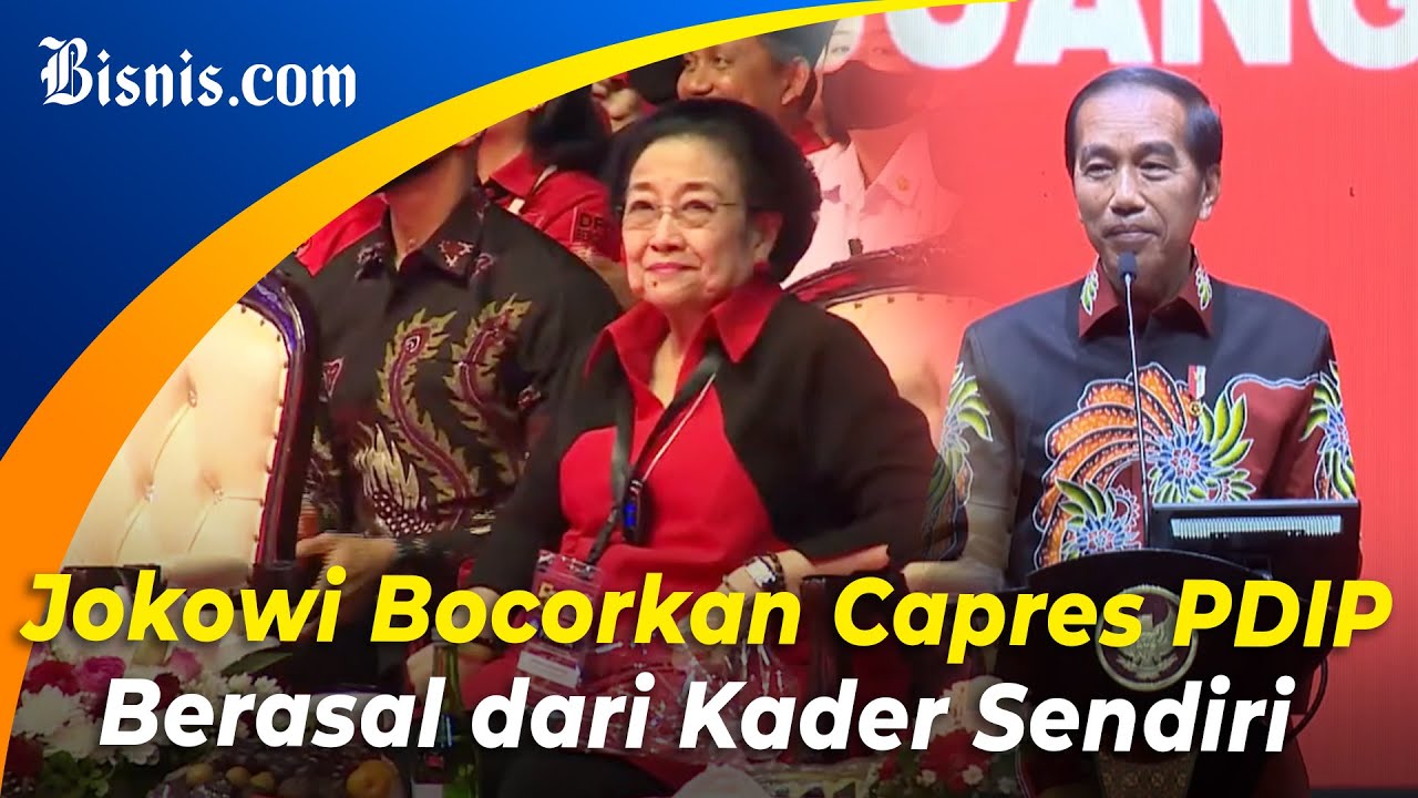  Jokowi Bocorkan Capres PDIP Berasal dari Kader Sendiri