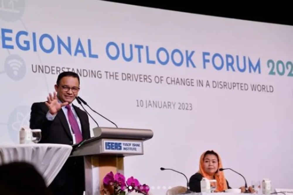 Anies Bicara Reformasi Indonesia di Singapura