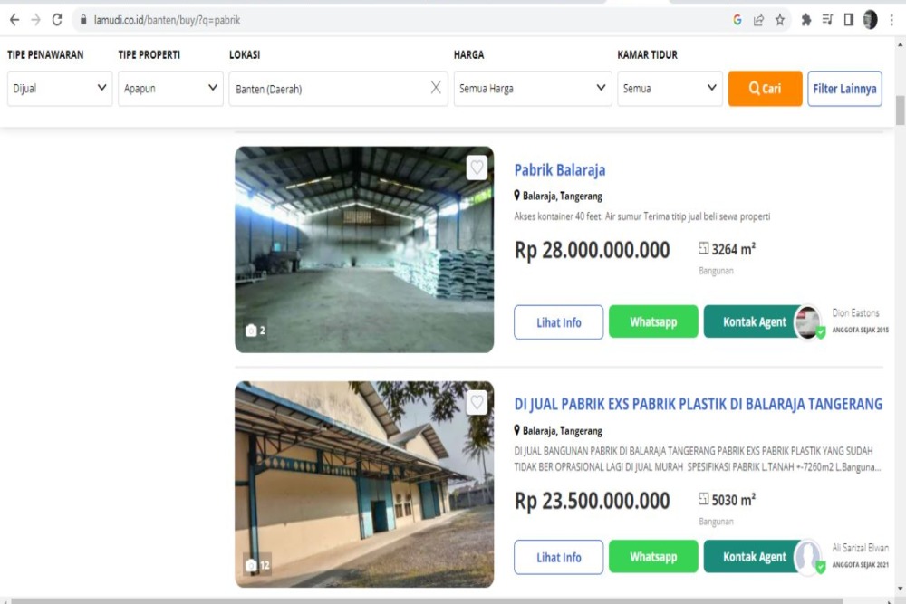  Eks Pabrik dan Gudang Ramai Dijual Murah di Situs Online, Imbas PHK Massal?