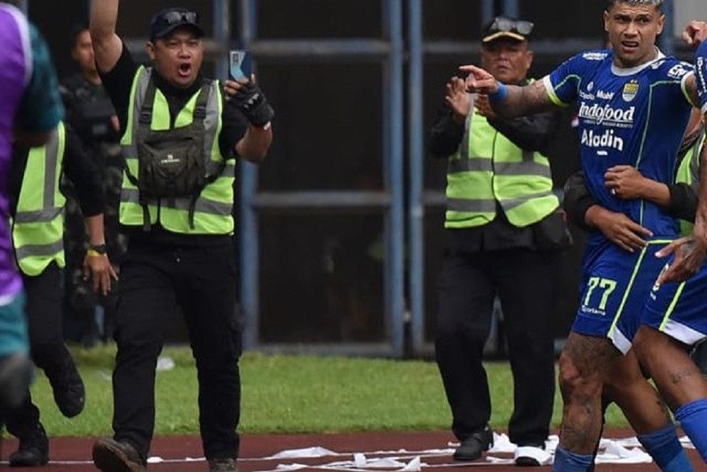  Steward Persib vs Persija Jadi Sorotan, Ikut Rayakan Gol dan Rekam Selebrasi