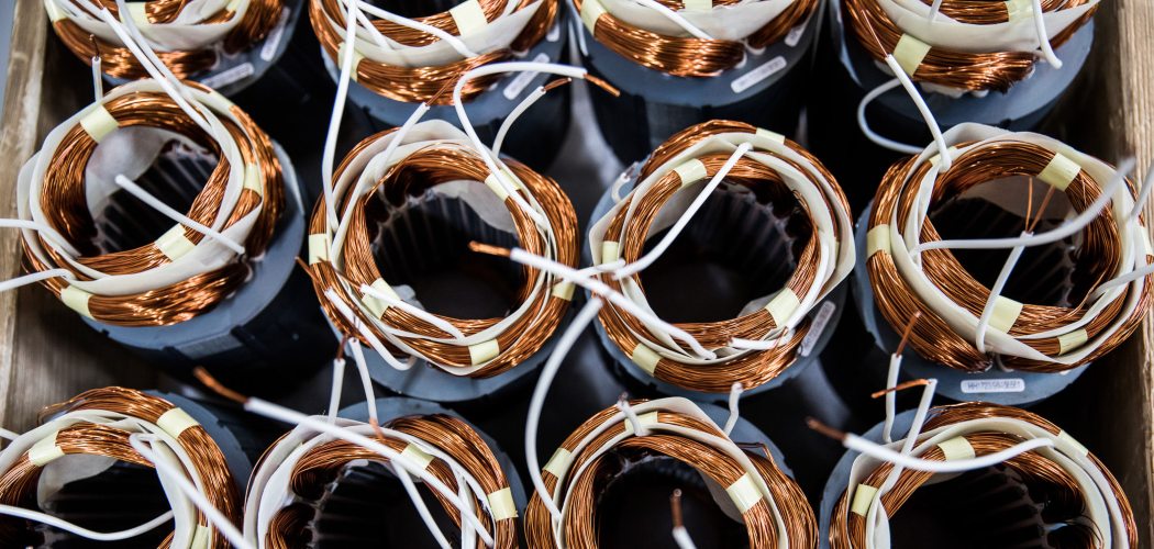 Gulungan kabel tembaga di sebuah pabrik di Hungaria./Bloomberg-Akos Stiller