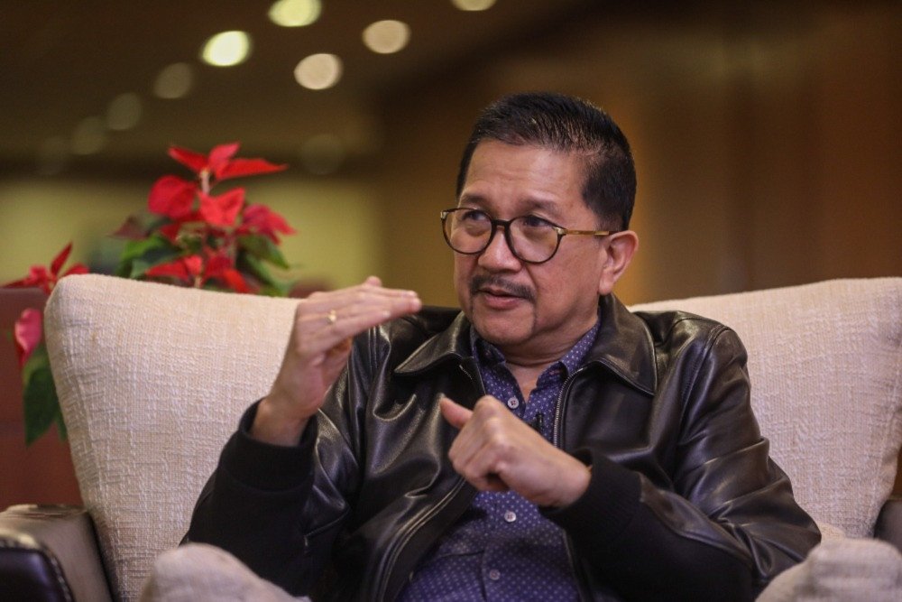 PT Freeport Indonesia (PTFI) President Director Tony Wenas during an interview with Bisnis Indonesia in Jakarta, Thursday, December 12, 2022/Bisnis - Arief Hermawan P