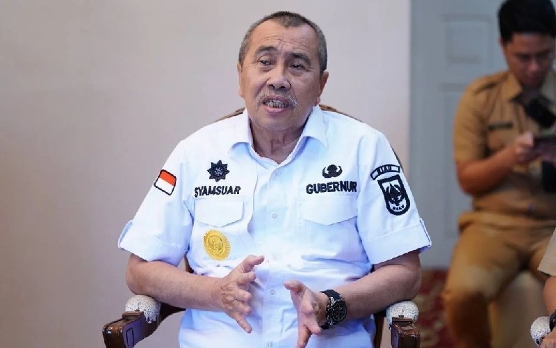 Gubernur Riau Syamsuar. /Istimewa