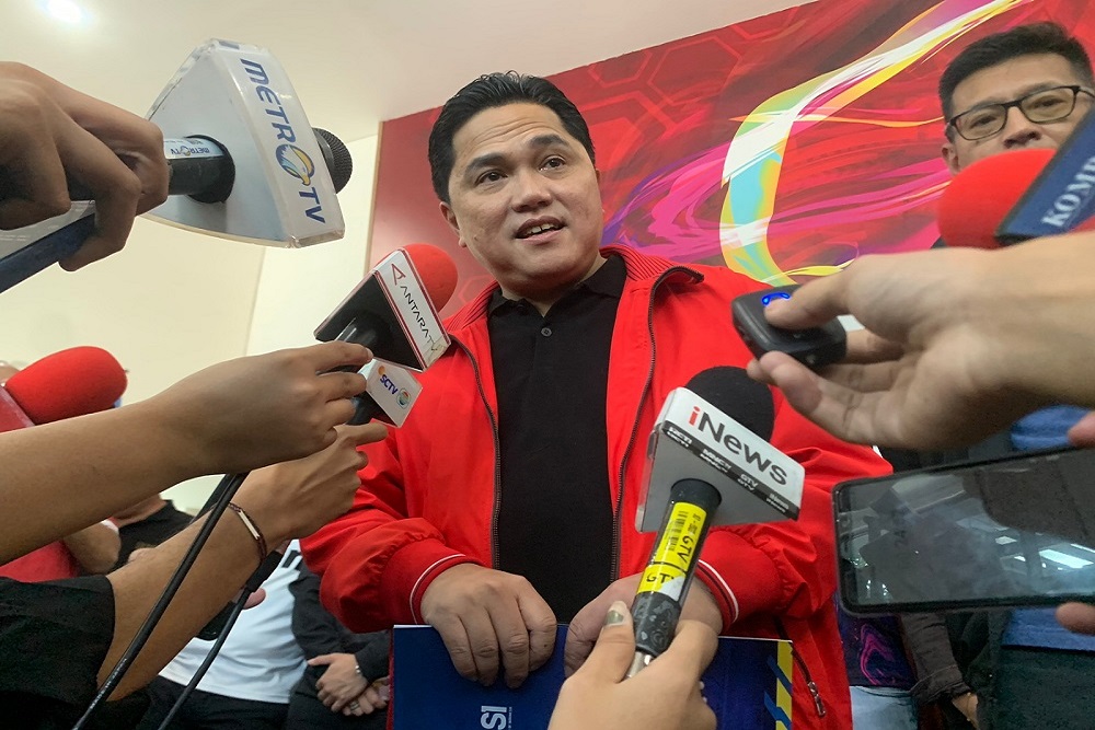  BURSA CALON KETUM PSSI : Erick Thohir Tantang La Nyalla