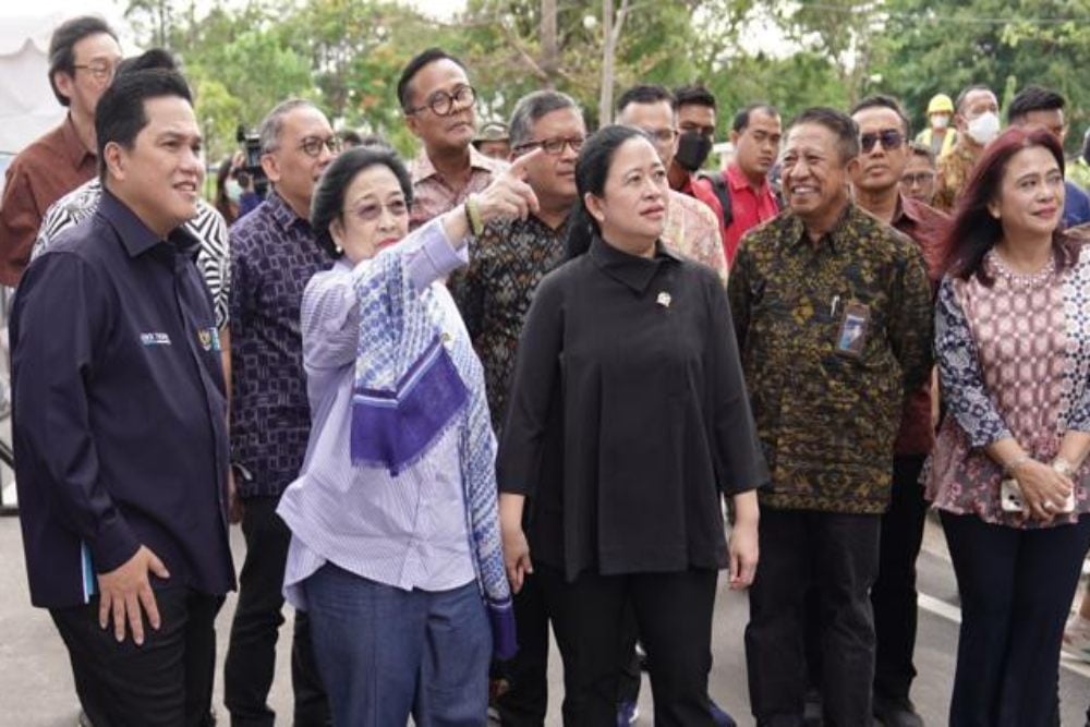  Momen Akrab Mega dan Erick Thohir Tinjau Warisan Bung Karno di Bali