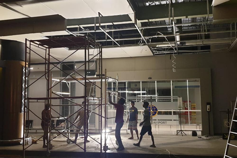  Kemenhub: Atap Bandara Komodo Bocor Akibat Hujan Deras