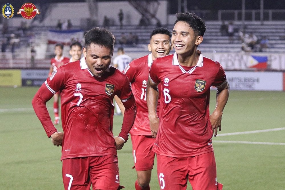 Gelandang timnas Indonesia Marselino Ferdinan meraih gelar Pemain Muda Terbaik Piala AFF 2022/PSSI.