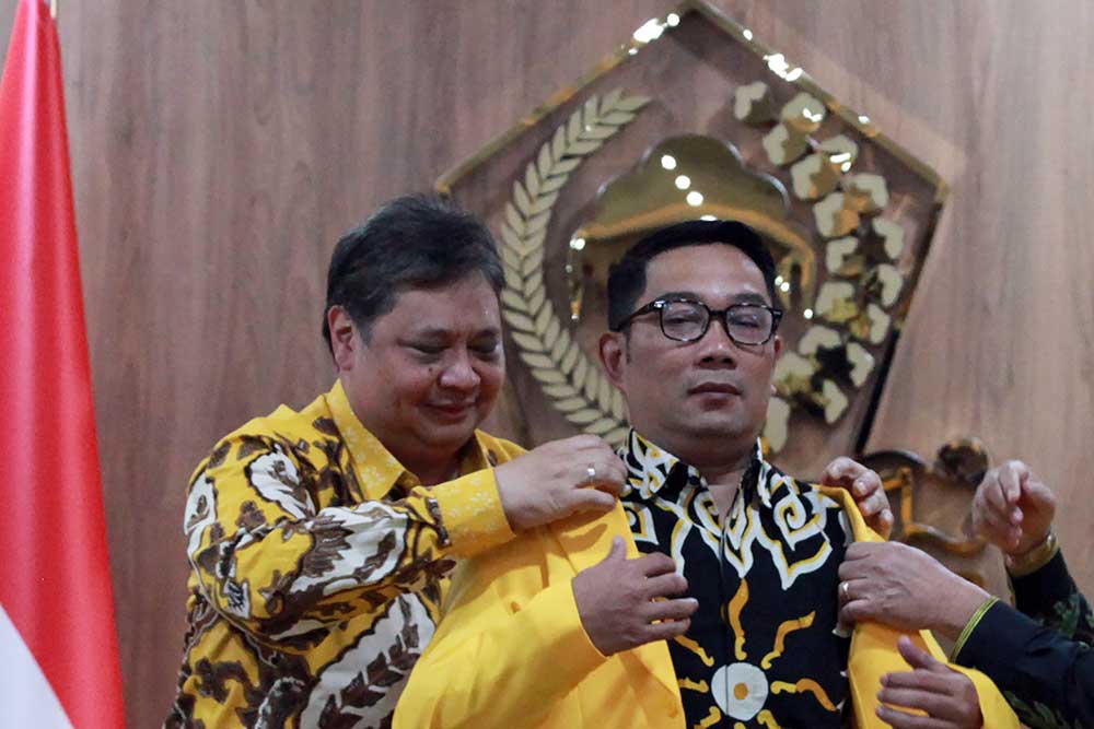  Ridwan Kamil Resmi Gabung ke Partai Golkar