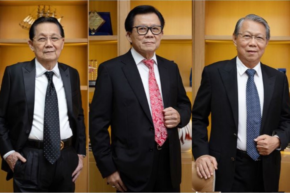 (dari kiri ke kanan) Bob Sugiarto, Sonny Waplau, dan Robinson Sanjaya. Ketiganya adalah pendiri konglomerasi Modern Multiartha, yang jadi raja BPR di Indonesia Timur./laman perusahaan.